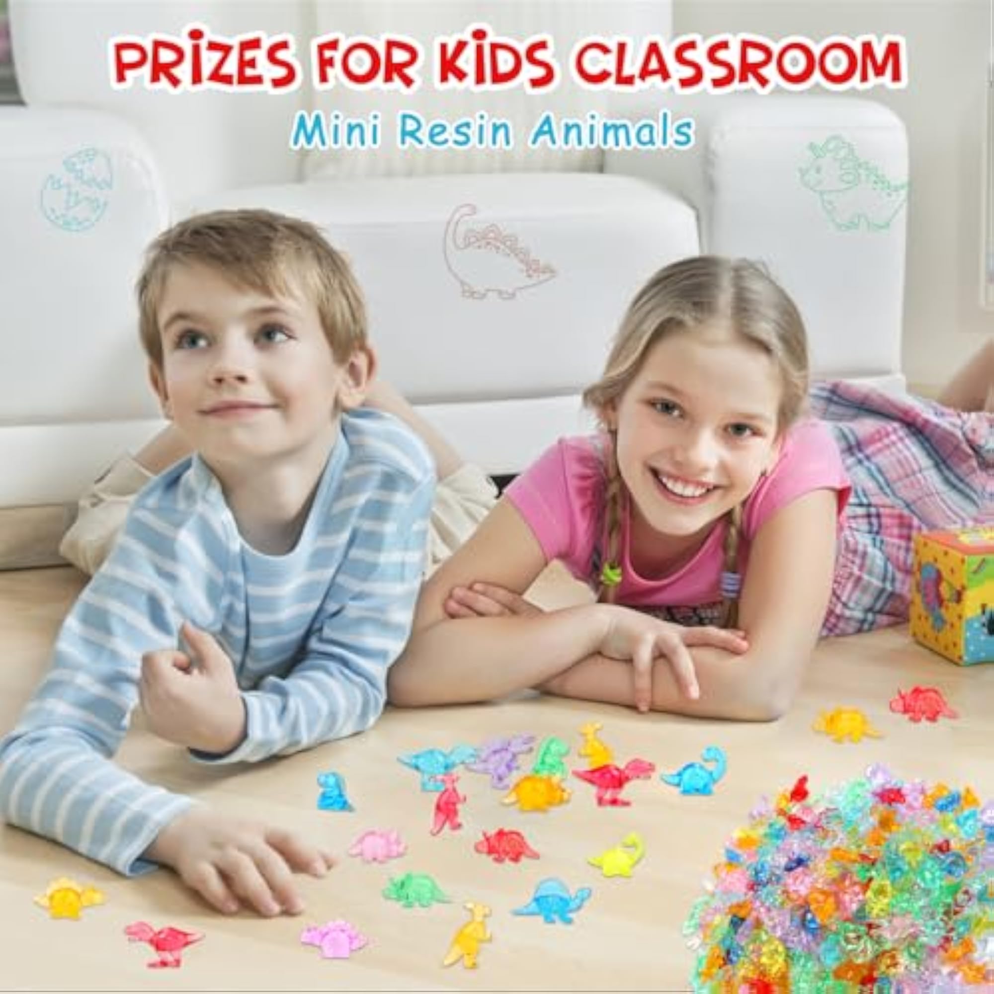 Mini Dinosaur Figures for Creative Play
