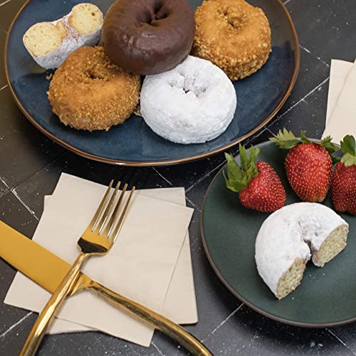 Ibambo 250 Pack Bamboo Cocktail Napkins - 2-Ply Ecofriendly Beverage Napkins - Bar Napkins For Home, Parties - 4.5X4.5 Inch Folded Drink Napkins - Disposable Napkins For Serving Drinks, Small Food #TOP6