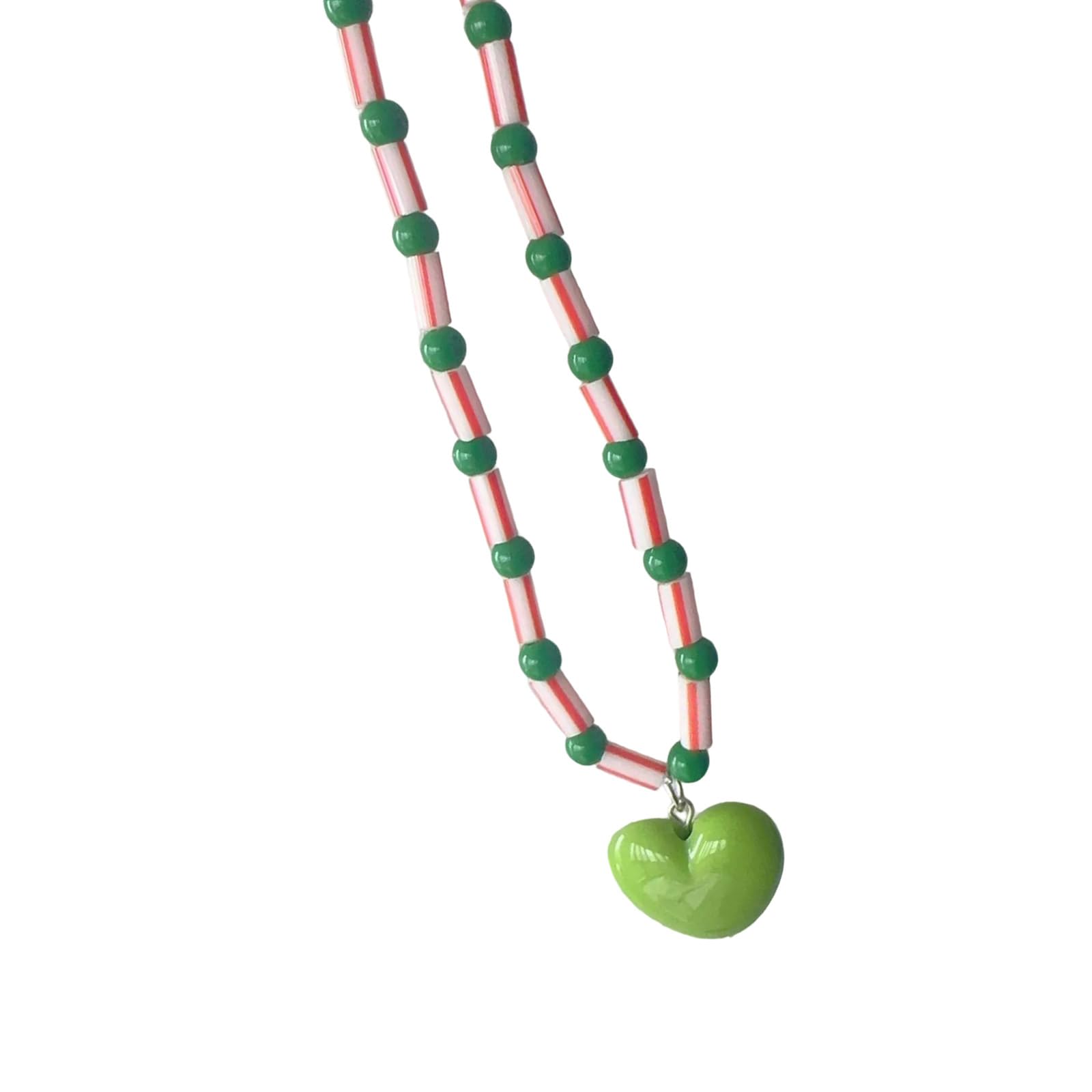 Collana a catena regolabile con perline collana a catena con ciondolo a cuore ciondolo a forma di cuore gioielli per collo in resina texture per collane quotidiane per donne