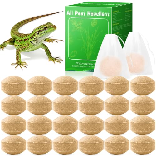 24 Pack Natural Lizard Repellent for Yard, Peppermint Lizard Repellent by Motrapso - Used condition - US$17.09
