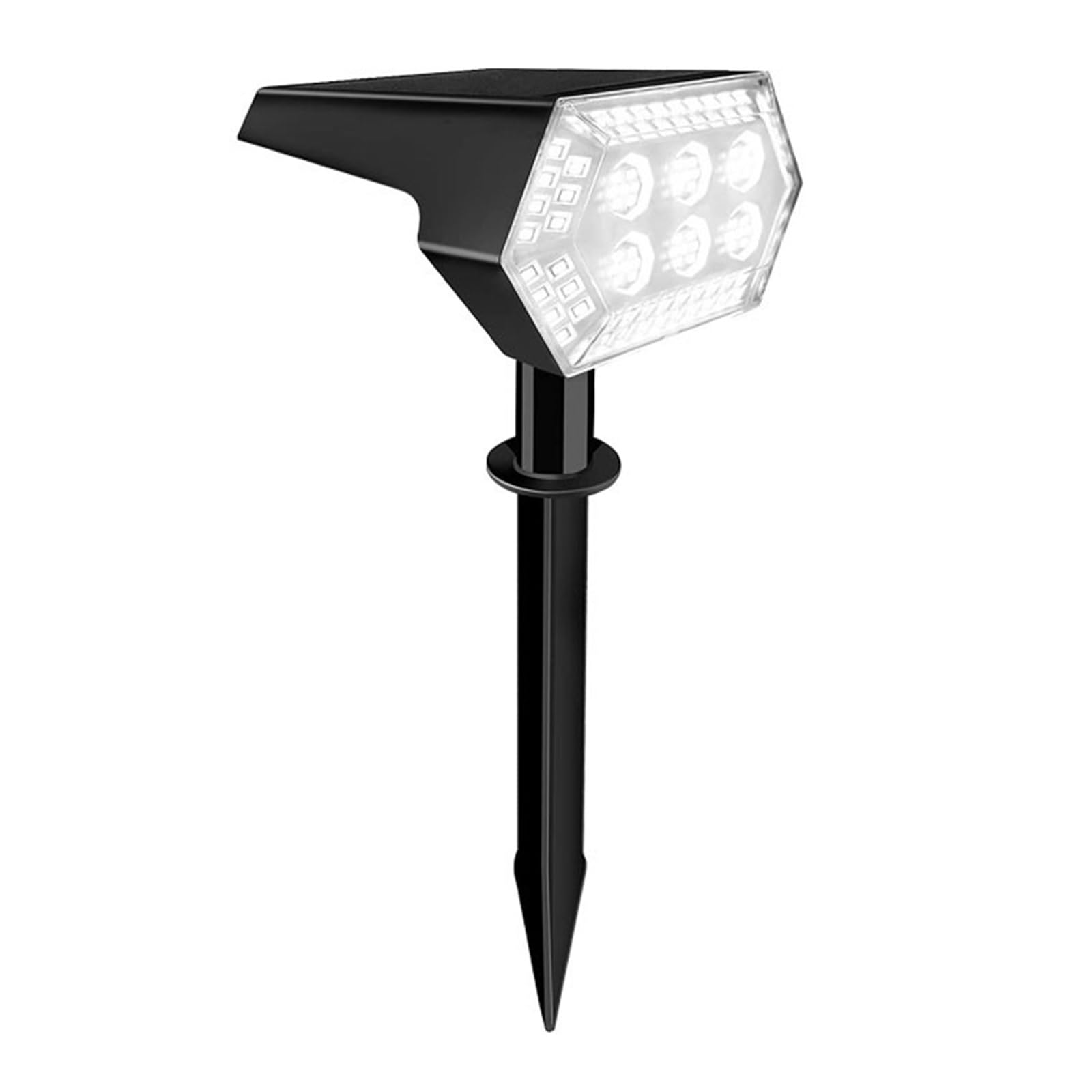 57/52 Focos De Paisaje Solar LED Luces Solares For Exteriores 3 Modos IP65 Lámpara De Pared De Jardín Impermeable Patio Pasarela Decoración De Porche Super Brillante(108 LED,4PCS)
