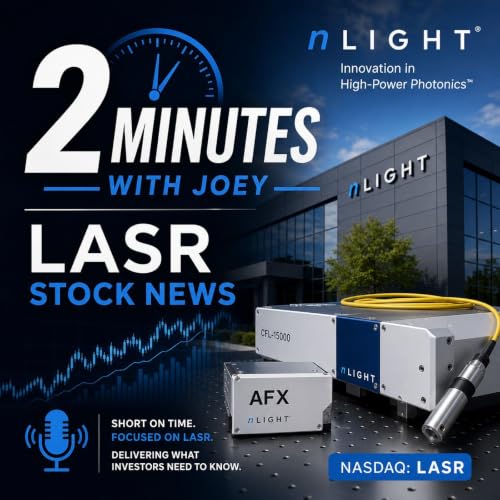 『2 Minutes with Joey - LASR Stock News』のカバーアート