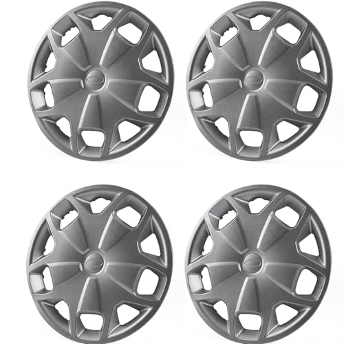 ROBUST 4 Pcs Wheel Trim Hub Cap Cover 15 inch for Transit Mk8 2014 Onwards Transit Custom 2012 Onwards 2040065 BK211130DC
