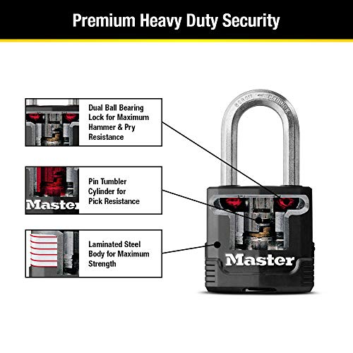 Master Lock M115XKADLFCCSEN Magnum Heavy Duty Outdoor Padlock thumb #4