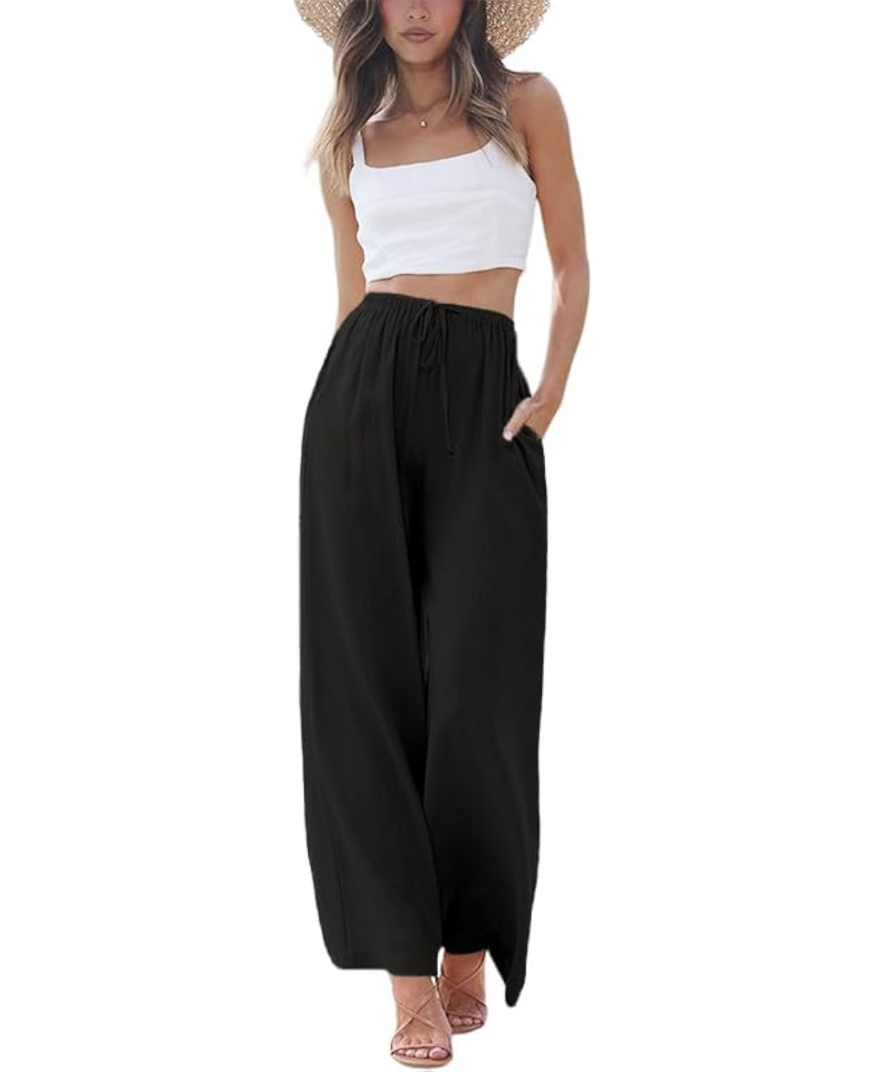 womens Linen Pants Casual Pants