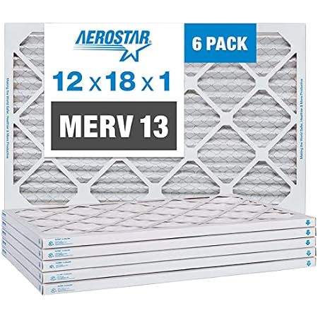 Filtro Aria Pieghettato HDX 12x18x1, MERV 8, Per Forno/condizionatore, 1 Pezzo, Nuovo, Usa E Getta