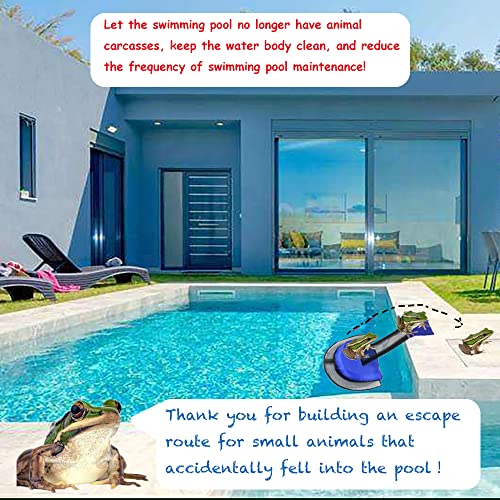 BEISIJIA 2 pacotes de rampa de escape para animais - rampa flutuante para piscina de sapo, resgate,