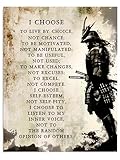 I Choose, Warrior Creed - Wall Art Print