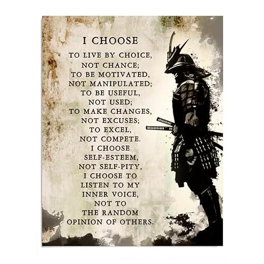 I Choose, Warrior Creed - Wall Art Print