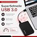 Storite 120 GB Externe Festplatte, USB 3.0 HDD für PC – Schwarz