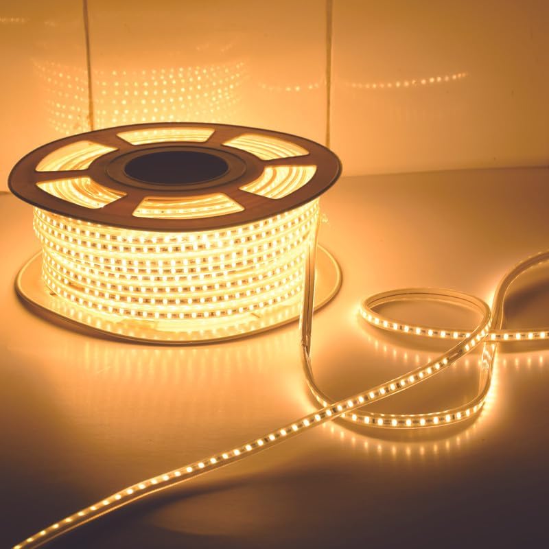 Pure Source India 5 Meter LED Rope Light - Waterproof Decorative Lights with Flexible PVC Tubing-LED Pipe Light for Decorations(Yellow- 5 Mtr)