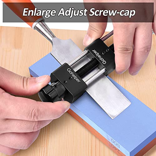 Honing Guide For Chisels And Planes With Two Bronze Rollers, Chisel Sharpening Jig, Fits Chisels Or Planer Blades 0.23” To 4” #TOP4