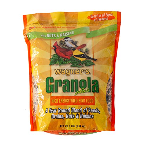Wagner's 62061 Granola Plus High Energy Wild Bird Food, 4-Pound Bag Wagner's 62061 Granola Plus High Energy Wild Bird Food, 4-Pound Bag