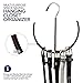 EASYVIEW Belt Scarf Hanger Space Saving Organizer Hanging Multi Purpose Ties Shoe Rack Gym Bag Organizer Closet Organization
