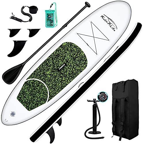 FEATH-R-LITE Inflatable Stand Up Paddle Board 10'x30''x6'' Ultra-Light
