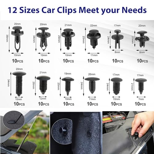 JNLK 352pcs Trim Removal Tool Kit