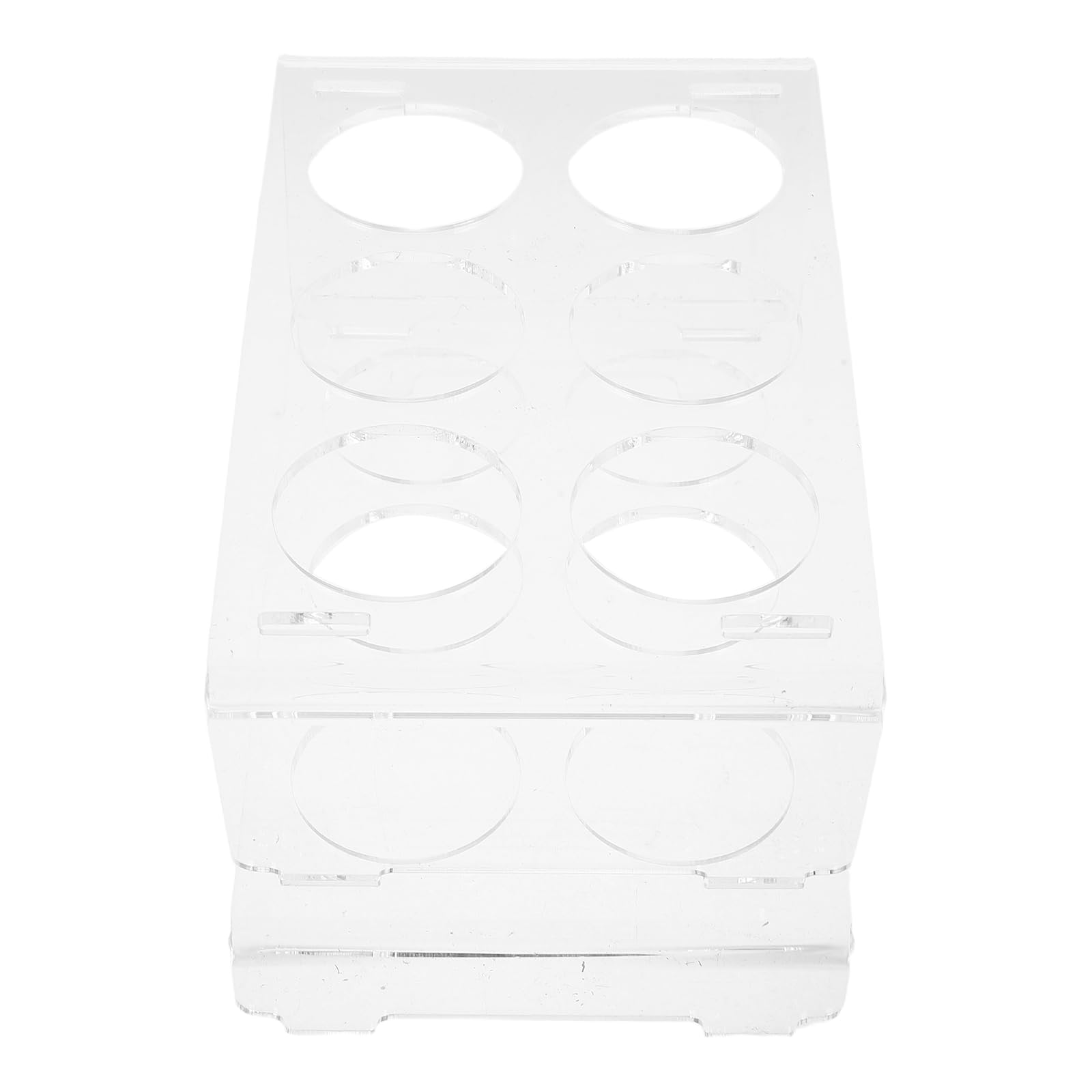 Organizador de huevos apilable de 2 niveles resistente para neveras 8