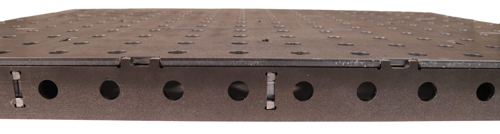 WELDINGER Schweißtischplatte 1000x600x50 mm Bausatz mittel 10-teilig mit 16 mm Lochsystem (Schweißtisch Werktisch Werkbank)