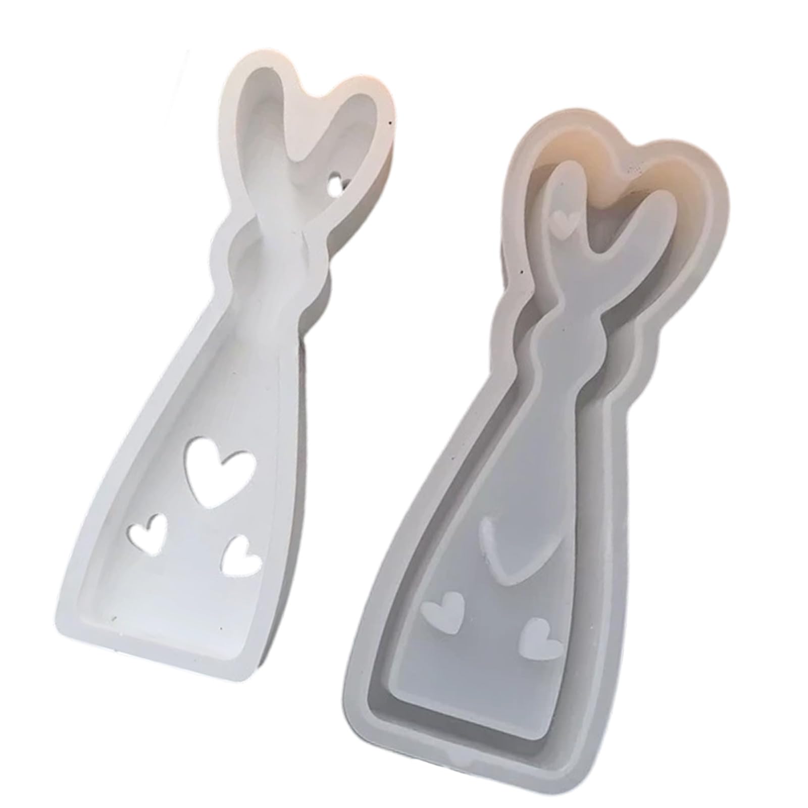 Jazuaiao Hare Silicone Molds Easy Demold Multipurpose for Epoxy Resin Soap Chocolate Food Grade Mold