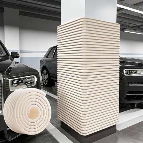 Waterproof Self-Adhesive Pole Padding - 10-Pack Protective Wrap for Metal Columns, Garage & Basement - Durable Safety Cushioning for Enhanced Protection