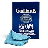 Goddard's Silver Polish Cloth - Long Term Silver Polish Cloth for Cleaning Silver Jewelry, Gold, Dinnerware, Silverware, Antiques - Quick and Easy Way to Maintain Long Lasting Shine