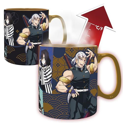 ABYSTYLE Mug fantaisie en céramique Demon Slayer Hashira pour café et thé 460 ml