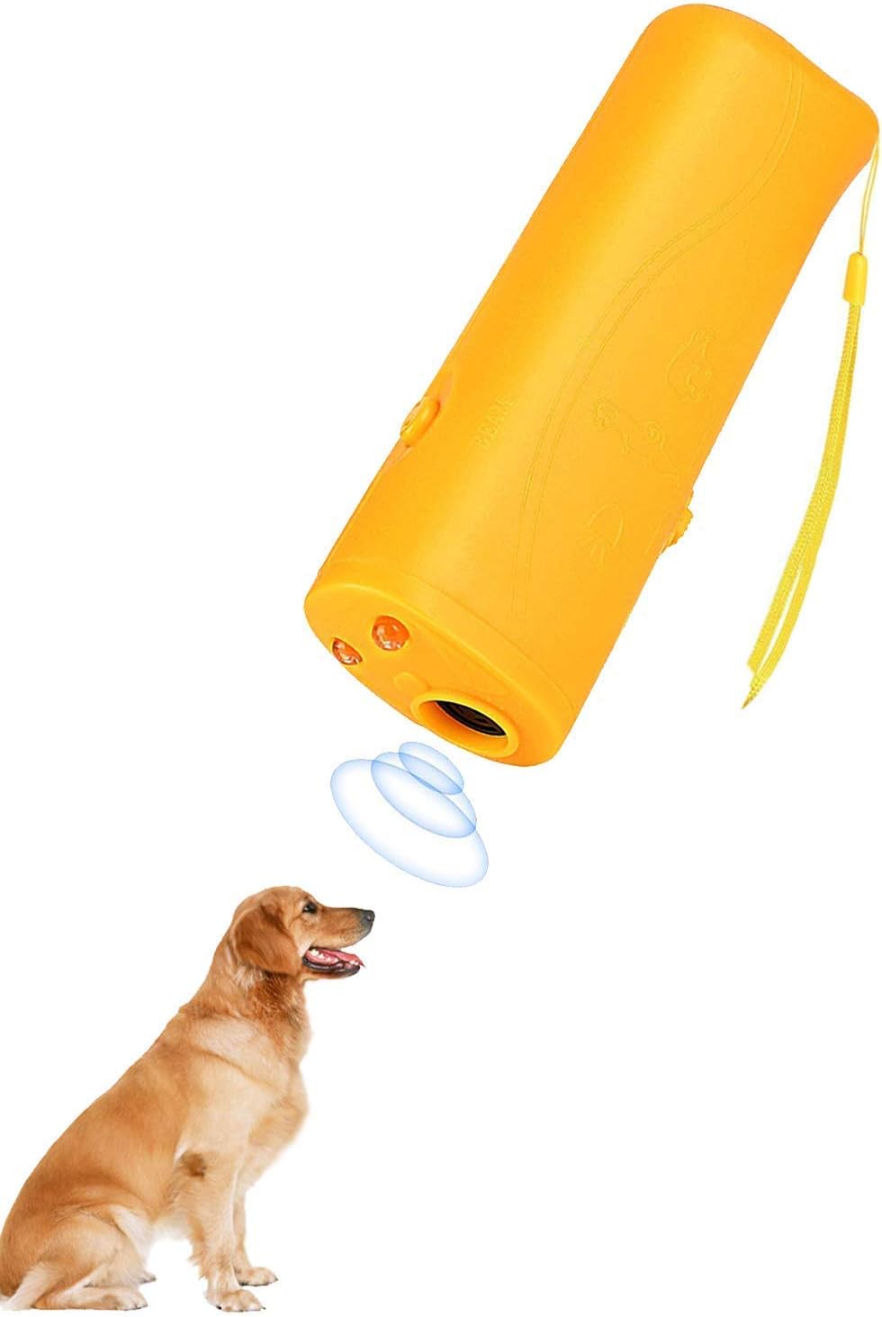 Lybrist [Upgraded Version] Led 3 in 1 Anti Barking Device Stop Bark Ultrasonic Pet Dog & Cat Repeller and Dog Training Device Trainer