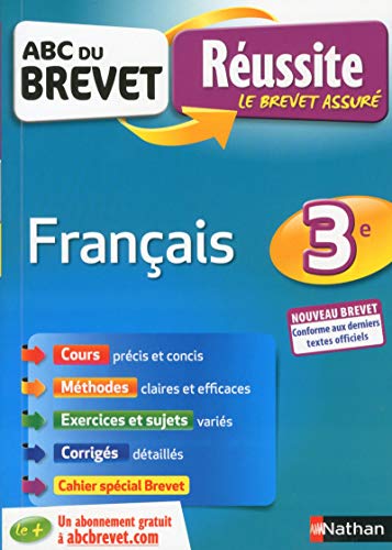 Télécharger ABC Réussite Brevet Français - 3e - Nouveau brevet Livre PDF Gratuit