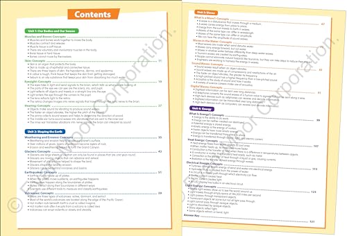 Evan-Moor Skill Sharpeners Science Workbook, Grade 4, Physical, Life, and Earth Science, Activities, Human Body, Glaciers, Earthquakes, Volcanos, Erosion, Digital, Water, and Sound Waves, Homeschool