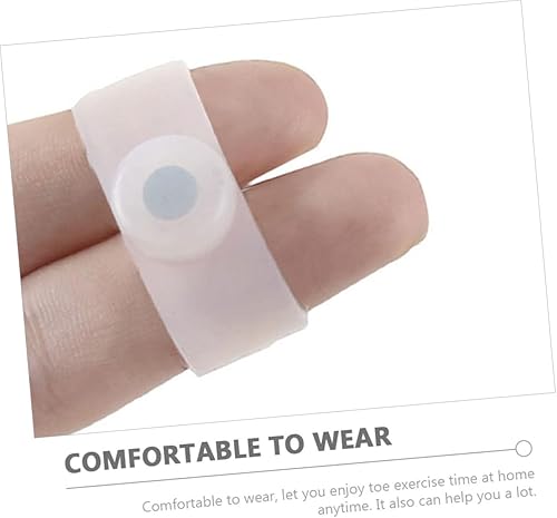 Miniatura 7 de 5 pares de anillos de dedo del pie cubiertas magnéticas de banda elástica cubierta de dedo del pie herramienta magnética Jansio anillo para dedos de