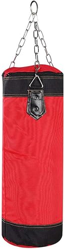 Miniatura 8 de lyrlody Empty Punch Bag, Heavy Punching Bag, Secure Stitching, Fillable Design, Muay Thai Kickboxing Sandbag for Home Gym Training with Oxford Cloth