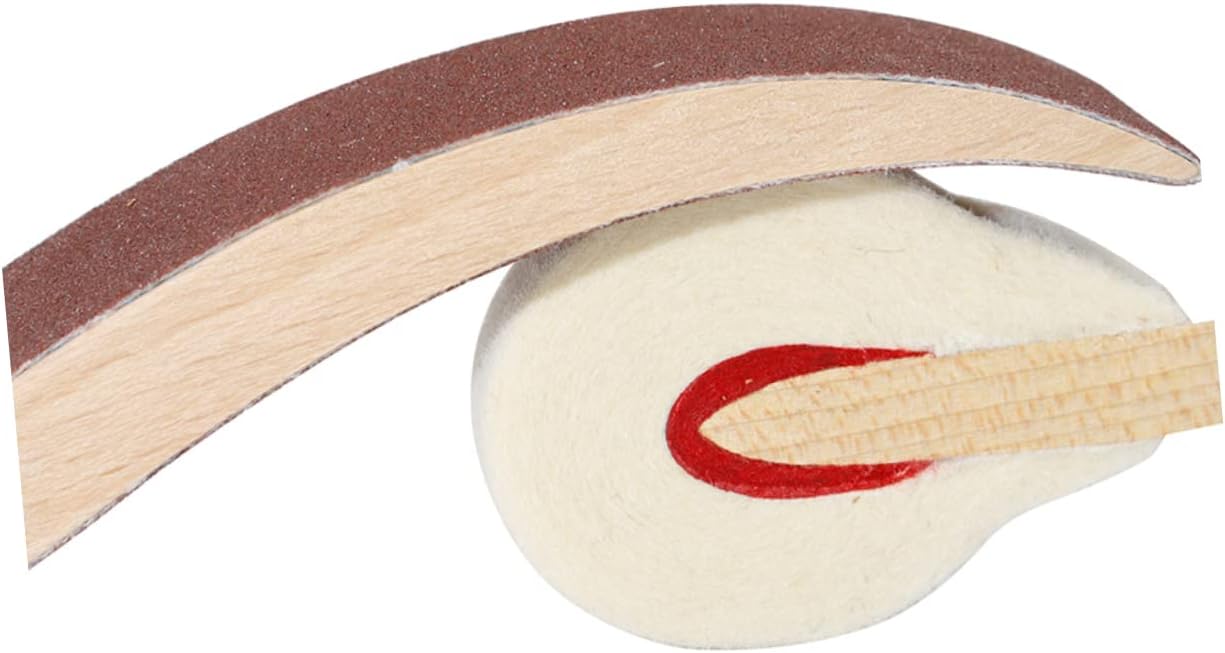 1pair Piano Sanding Blocks Wooden Polishing Tool for Piano Lightweight