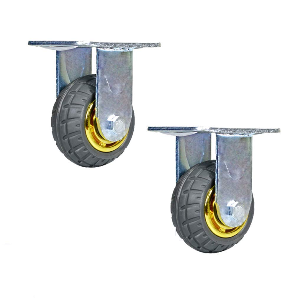 Roulettes robustes en caoutchouc 6 pouces pour chariot de meuble charge lourde