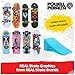 Tech Deck, Powell Peralta Legends SK8Shop Bonus Pack with Ramp, Collectible and Customizable Mini Skateboards, Kids Toys for Ages 6 and up