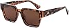 Sunglasses for Mens, UV400 Protection Anti-Glare Unisex Classic Rectangular Frame For Traveling Driving Fishing