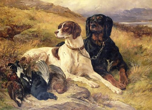 Toile Servir les armes Landseer 60x90cm contre murs vides bureau