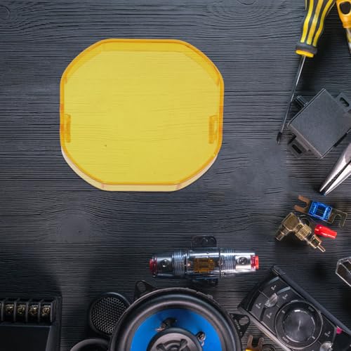 Focos LED todoterreno amarillos protegidos en rutas de barro 6