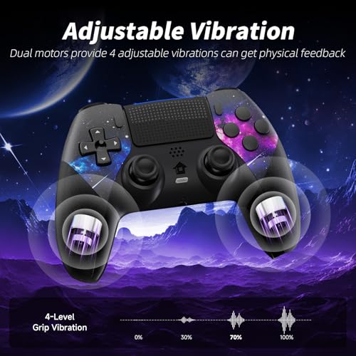 Image of AceGamer Wireless Controller for PS5 /Pro /Slim /PC, Hall Effect Joysticks, Macro /Turbo Function, Bluetooth Controller with 6-Axis Gyro /Dual Vibration /Touchpad /Ergonomic /Speaker /3.5mm Audio Jack!