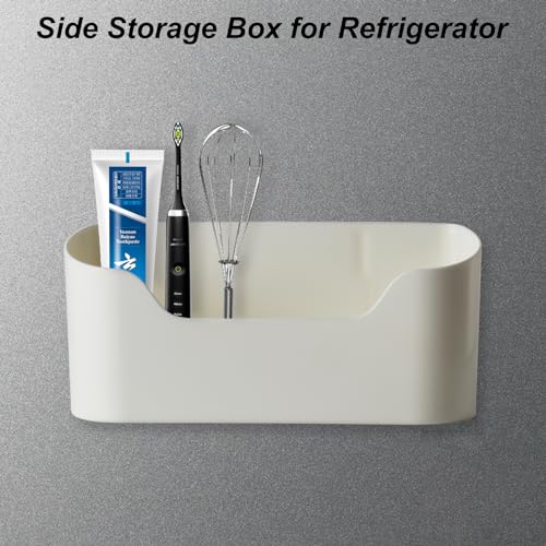 Miniatura 3 de Wanglaowu Organizador Autoadhesivo Para Puertas De Armario, Conjunto De 2, Caja De Almacenamiento Montada En La Pared Para Puerta De Armario De Cocina, Nevera, Cuarto De Baño, Cestas Organizadoras.