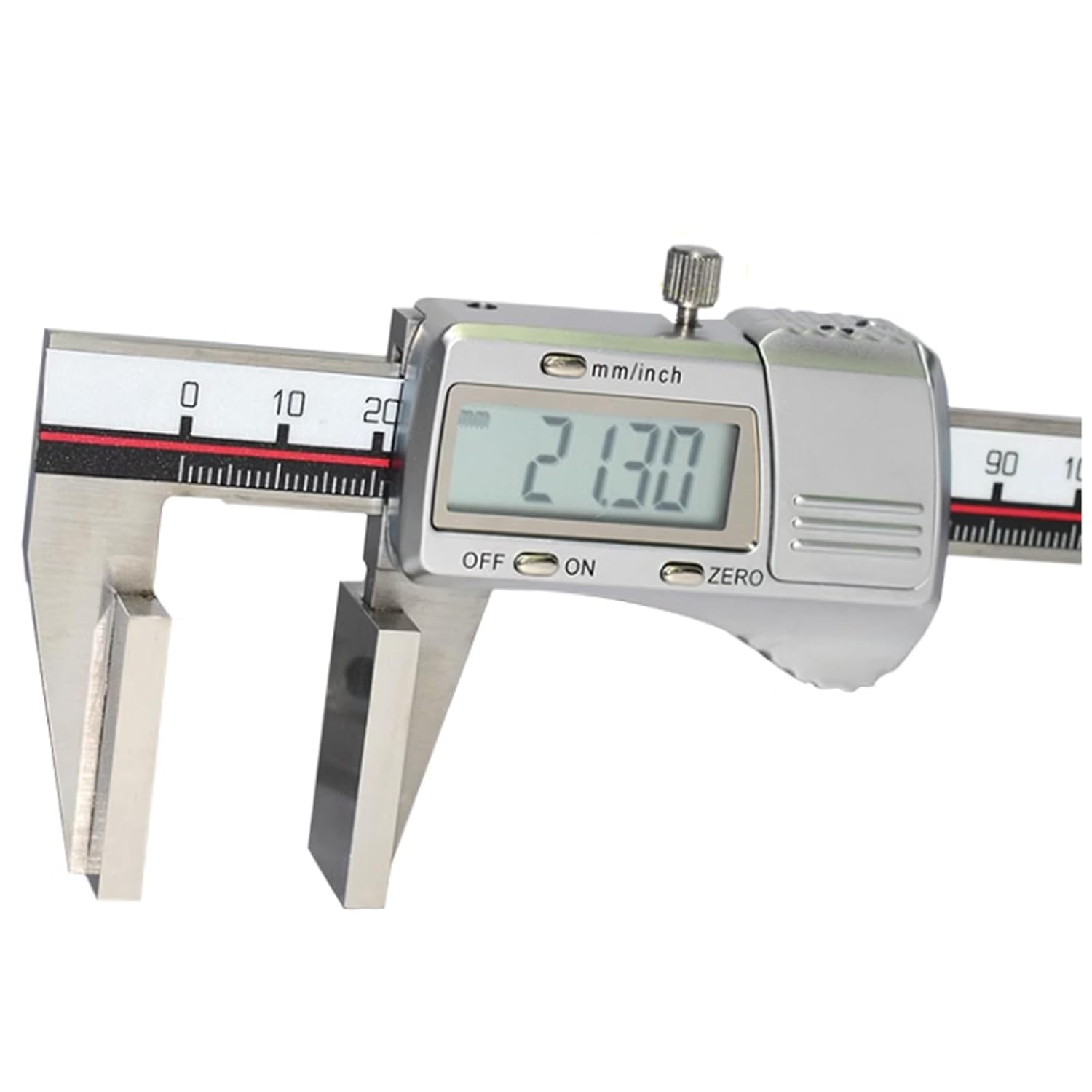 Digital Caliper for Wire Rope with Large Measuring Faces, Measuring Range 0-200mm/8 Inch, Resolution: 0.01mm, Broad Faces Dimension 20×30mm