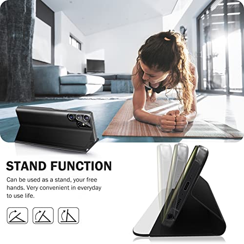 Coque Samsung S23 Ultra 5G étui rabat fin polycarbonate rigide - 7