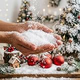 Jonami Kunstschnee Dekoschnee Weihnachtsdekoration, Deko Schneeflocken, Realistischer Schnee Effekt für Innenbereich, Weihnachtsdeko Fertigprodukt - 2 Liter