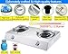Horynar Propane Stove 2 Burner Auto Ignition Propane Burner 26000 BTU Gas Stove with CSA LPG Hose for Outdoor, Emergency