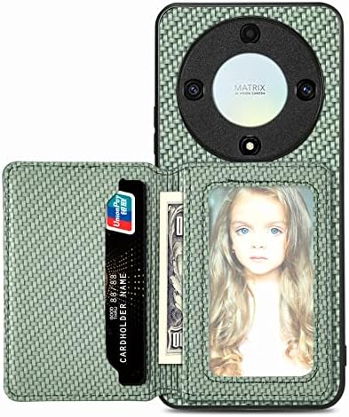 MOJIA Case For Honor 200 Smart, Ultra Thin Flip Card Bag Case, TPU Phone Cover, Card Holder Multifunctional Case With Rfid Blocking. Blue
