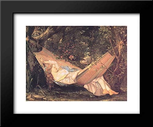 The Hammock 18x15 Framed Art Print by Gustave Courbet