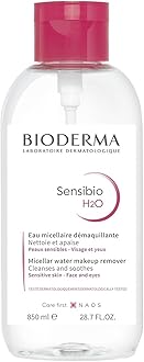 Sensibio - H2O Micellar Water - Makeup Remover Cleanser - Face Cleanser for Sensitive Skin