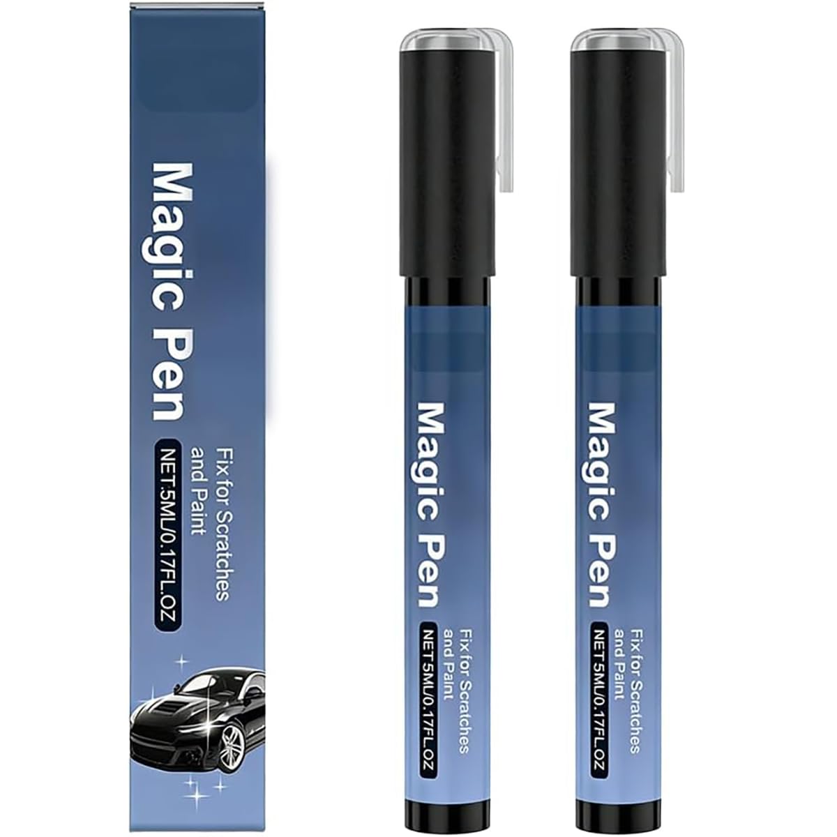All Cars Magic Pen for Car Scratches,Car Scratch Remover for Vehicles (2 pcs)