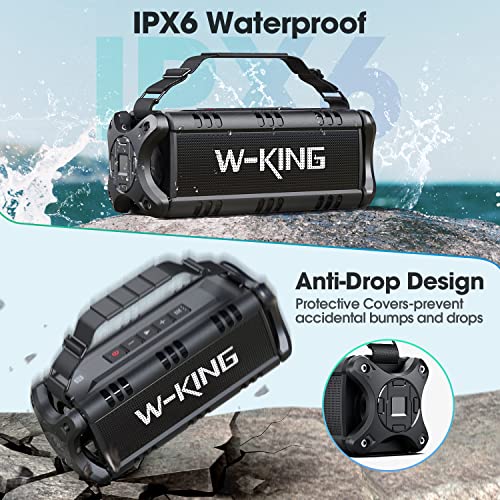 W-KING 50W Bluetooth Lautsprecher für Outdoor-Nutzung