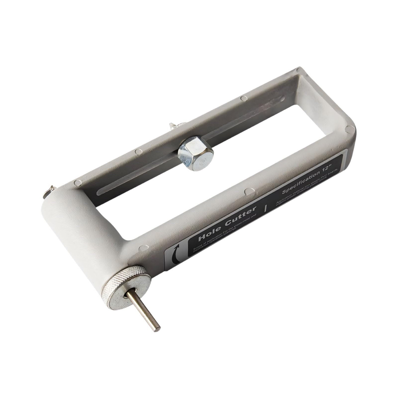 Expert Plattenschneidewerkzeug, 5,1 cm - 30,5 cm, verstellbar, für HLK-Einheiten und Reparaturprojekte im Haushalt, Blech-Rundschneider