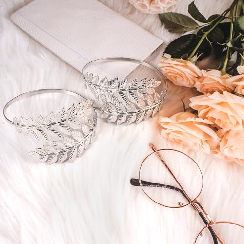 2 Stück Vorhang Raffhalter, Verstellbare Raffhalter für Vorhänge, Silber Blätter Gardinenraffer, Vorhang Halter Metall Gardinenhalter, Legierung Gardinen Raffhalter für Zuhause, Büro, Hotel, Cafés